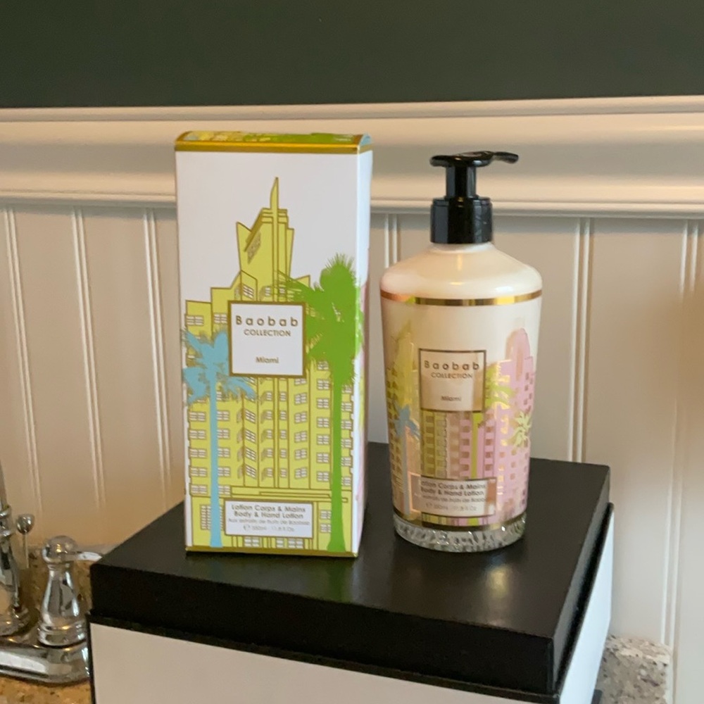 Baobab Unisex “MIAMI” Body & Hand Lotion 11.8oz/350ml BNWB